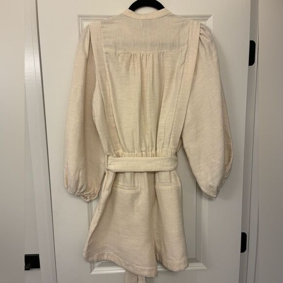 NWT FRNCH Talia Romper Cream Women’s Size Small - Picture 5 of 9